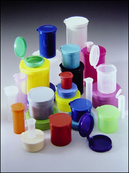 Hinged Lid Injected PP Round Sauce Containers - Sanplast